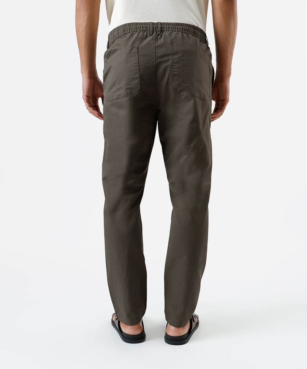 calça masculina relaxed jogger verde