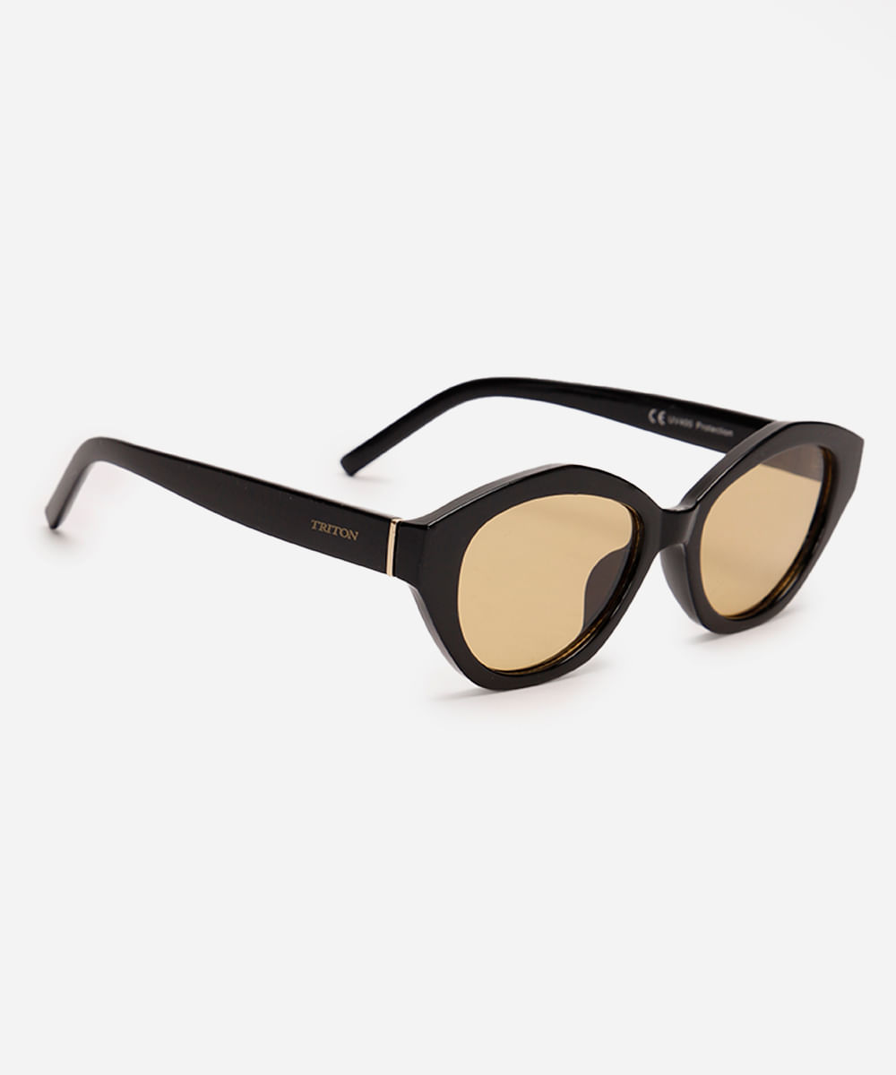 óculos de sol oval triton preto