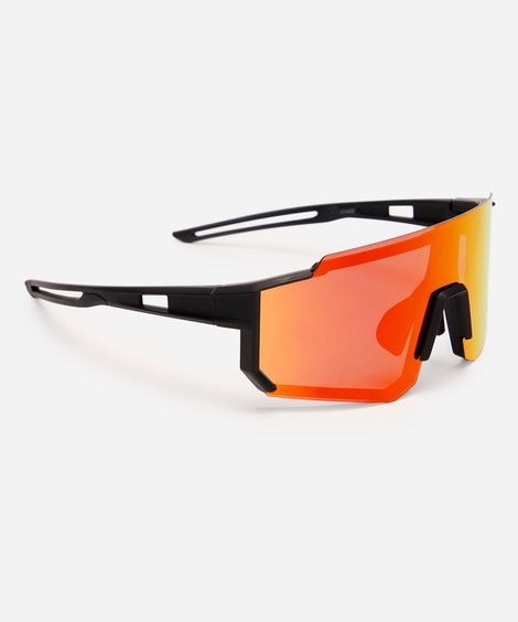 óculos de sol esportivo unissex preto