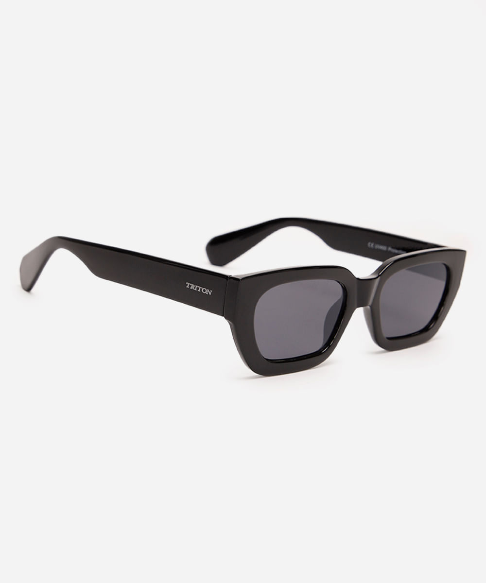 óculos de sol quadrado triton preto