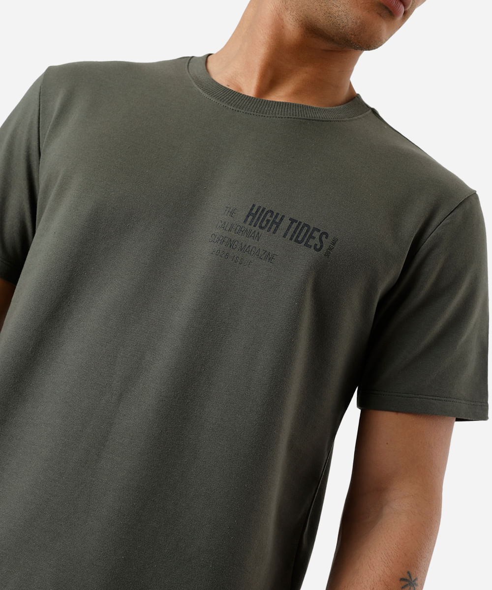 camiseta masculina photoprint surf dimensões verde