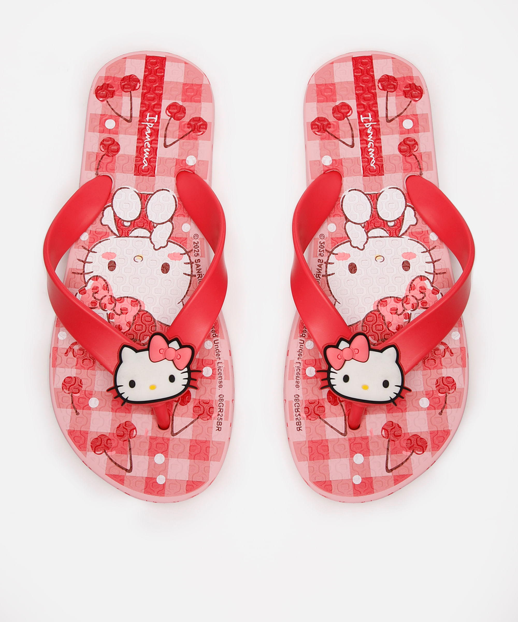 chinelo infantil hello kitty ipanema rosa