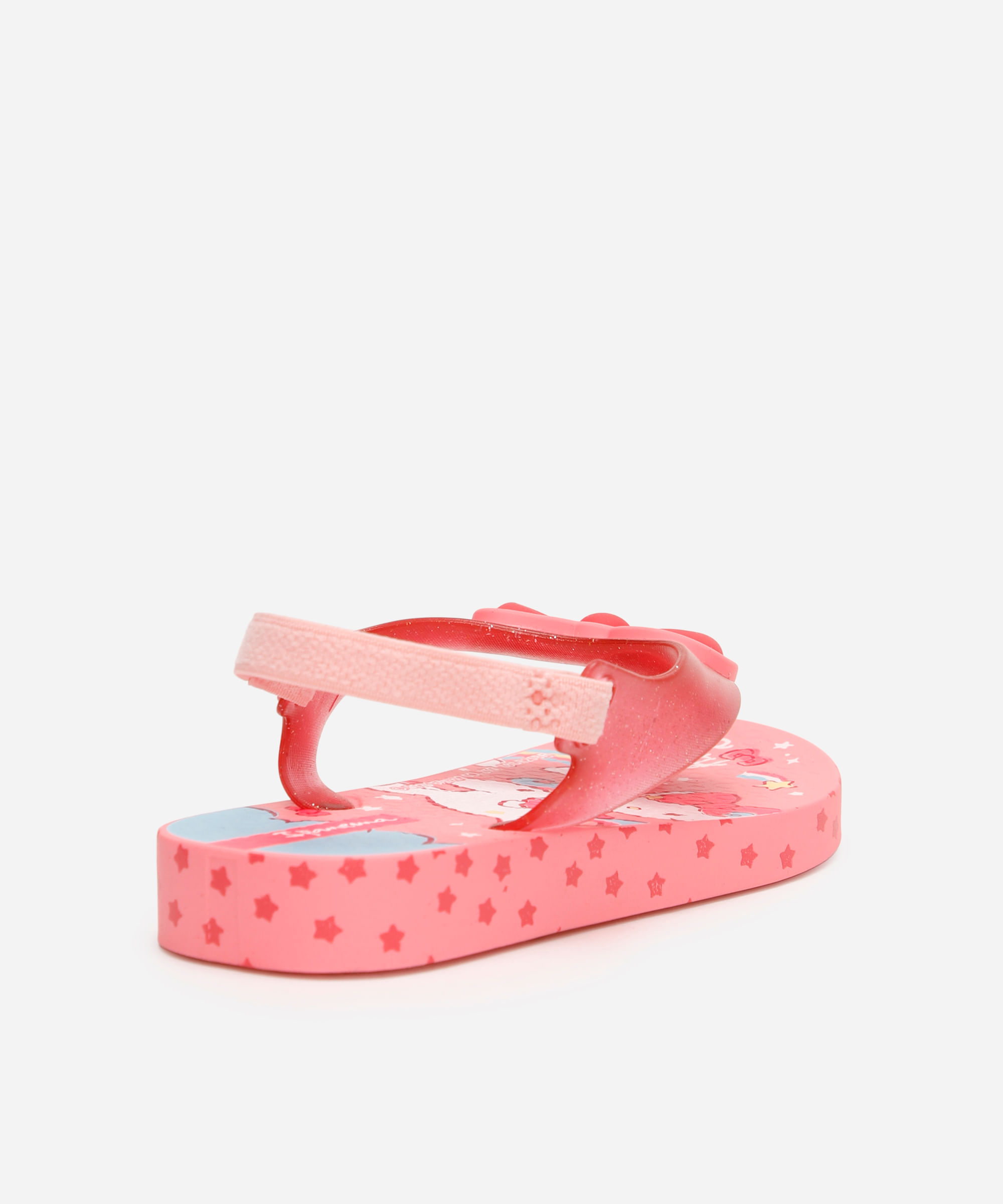 chinelo infantil hello kitty com elástico ipanema rosa