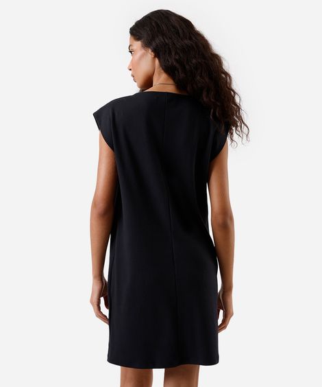 vestido muscle curto feminino básico preto