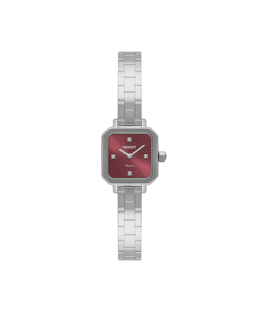 relógio feminino orient analógico lbss0090w1sx prateado