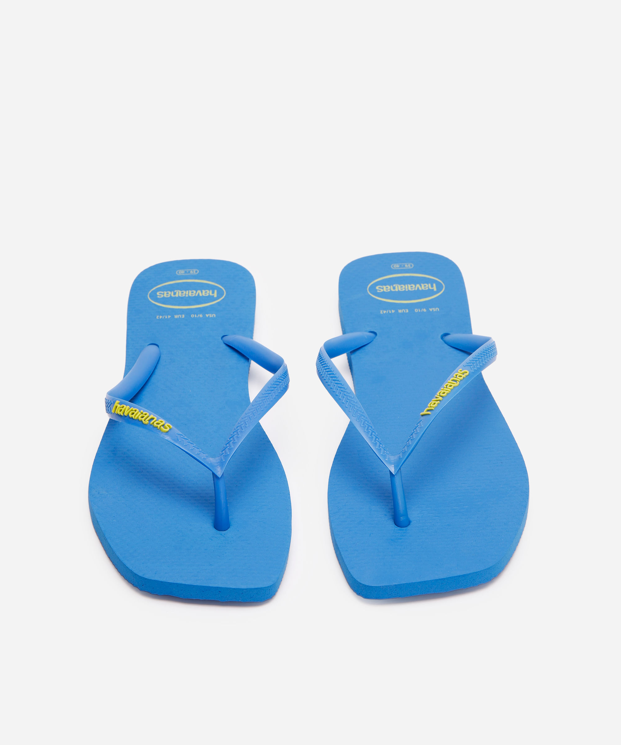chinelo havaianas slim squar azul
