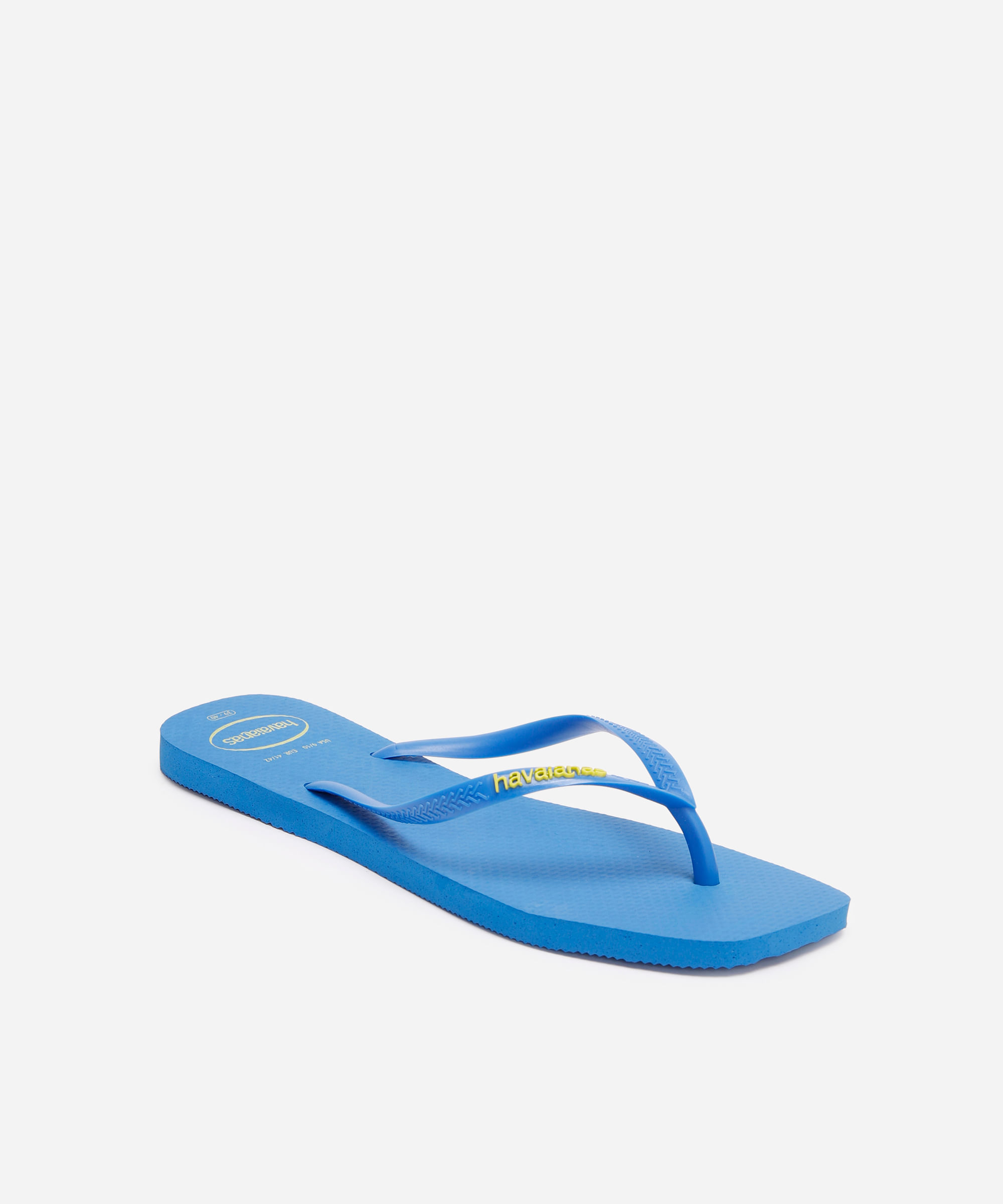 chinelo havaianas slim squar azul