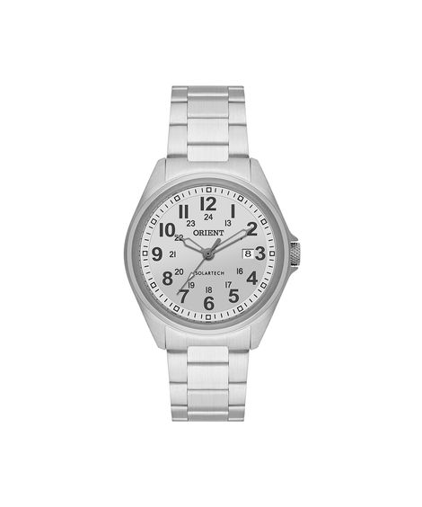 relógio masculino orient analógico calendário mbss1492b2sx prateado