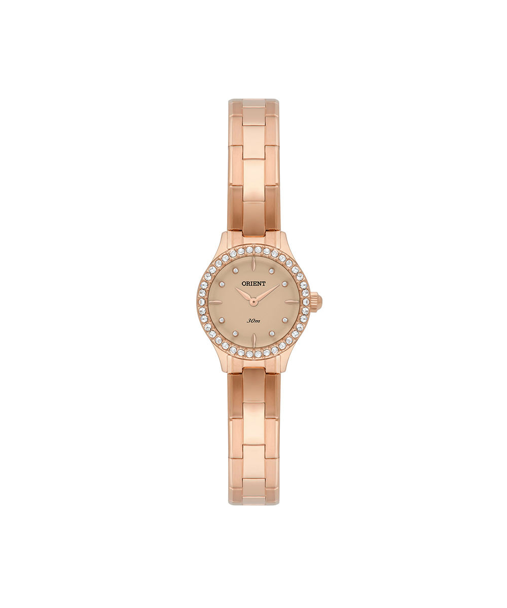 relógio feminino orient analógico frss0120r1rx rosa