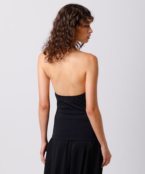 blusa feminina frente única mindset preta