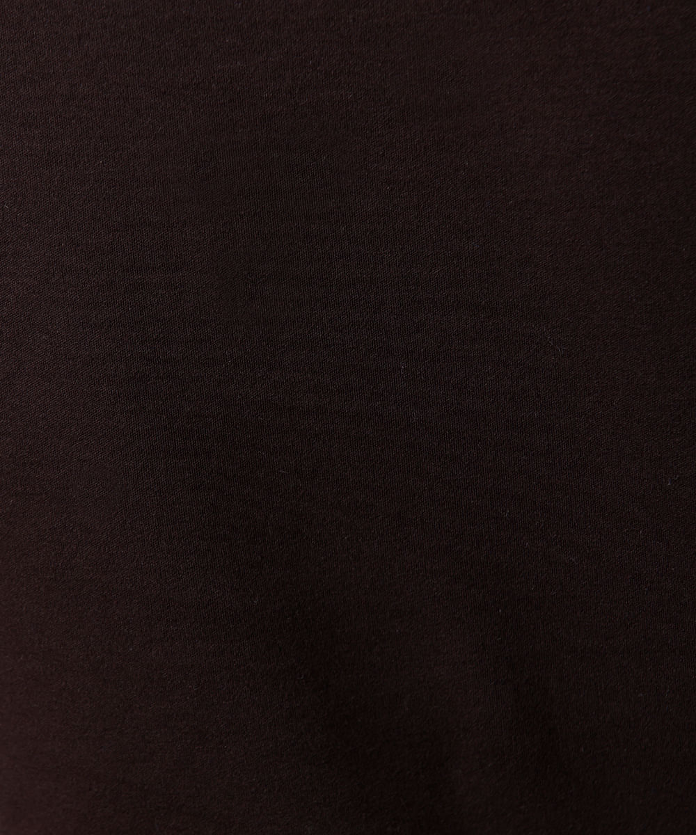 camiseta feminina de algodão peruano mindset marrom