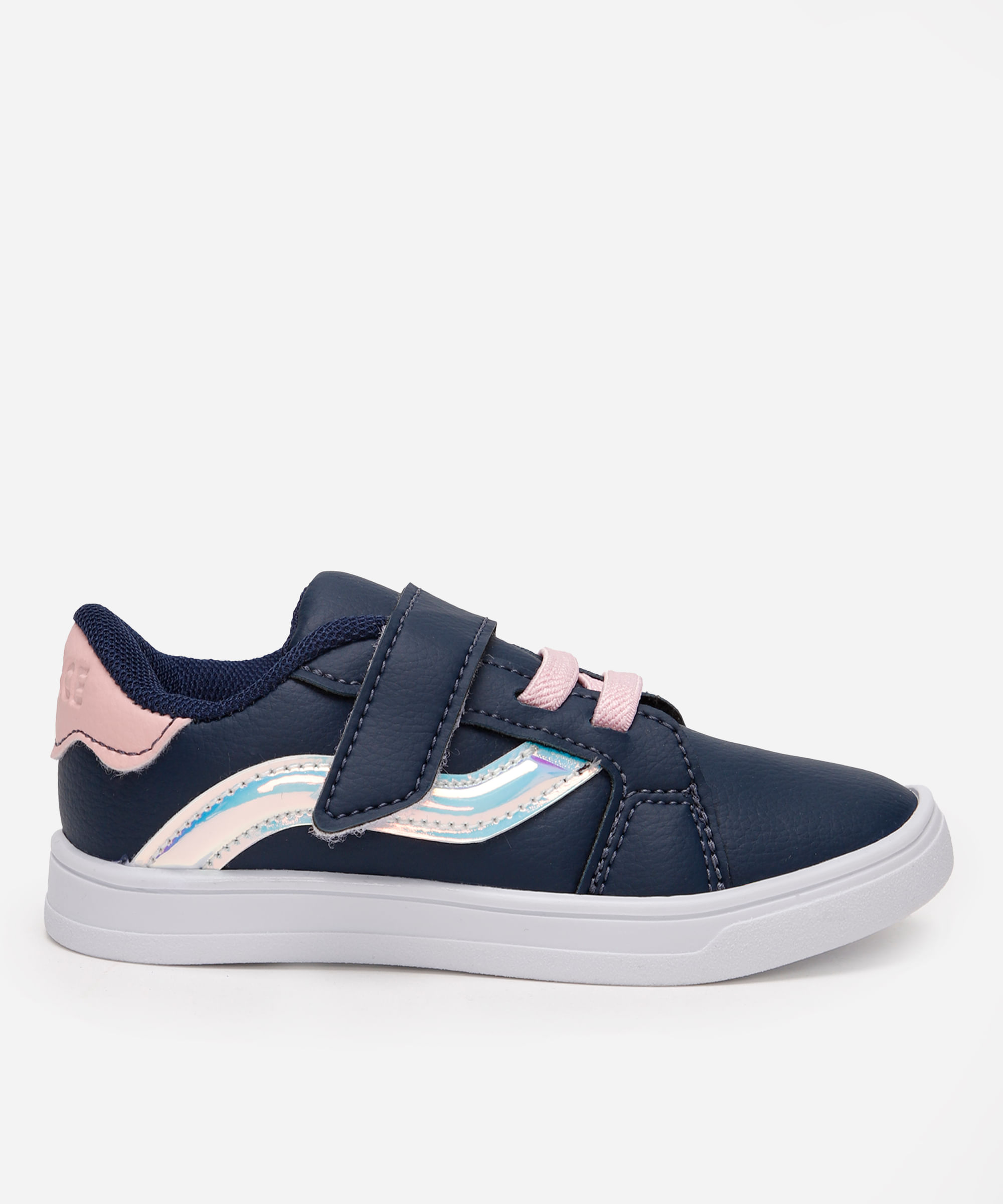 tênis infantil com velcro azul