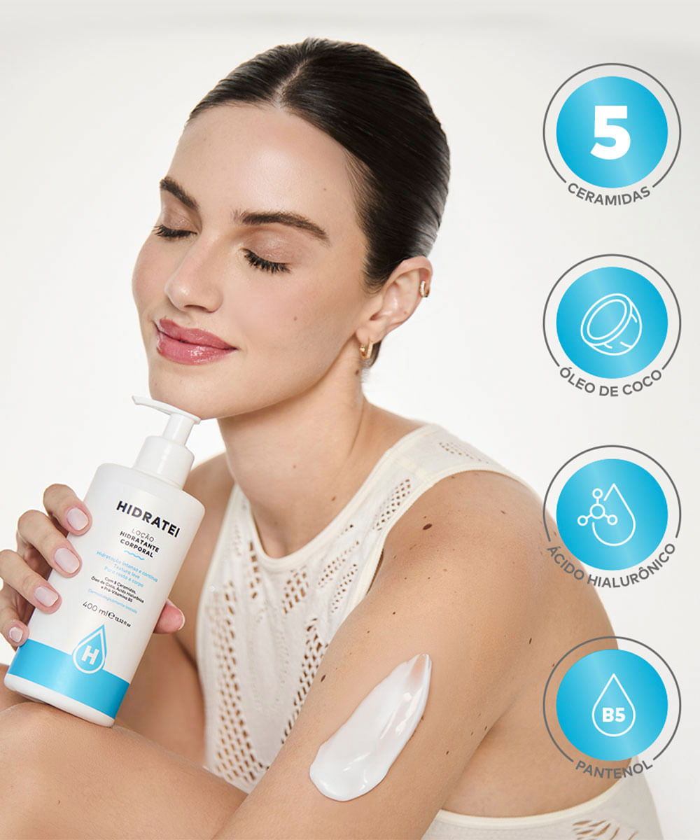 loção corporal hidratei hidratante 200ml