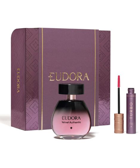 kit eudora com estojo velvet authentic