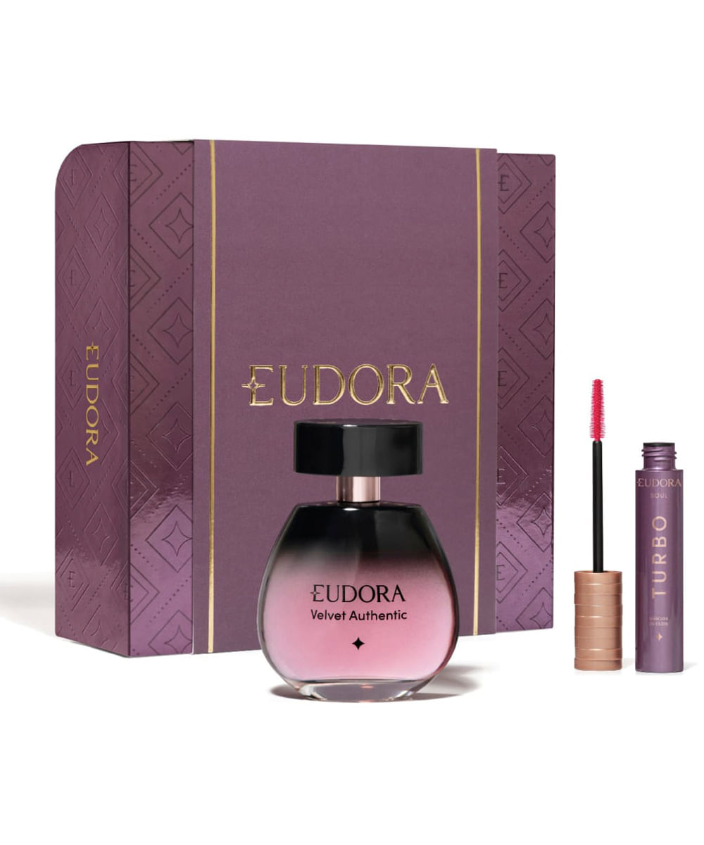kit eudora com estojo velvet authentic