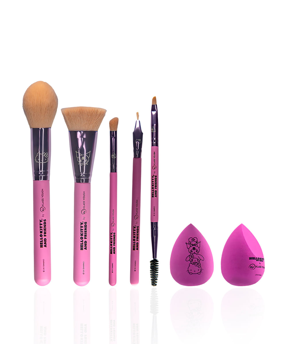 kit de pincéis hello kitty klass vough