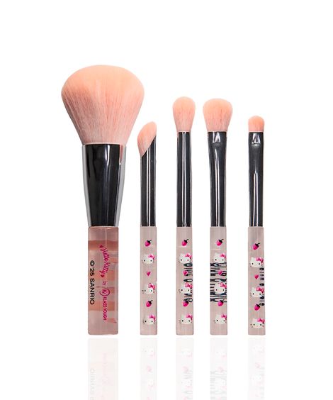 kit de pincéis para viagem hello kitty klass vough