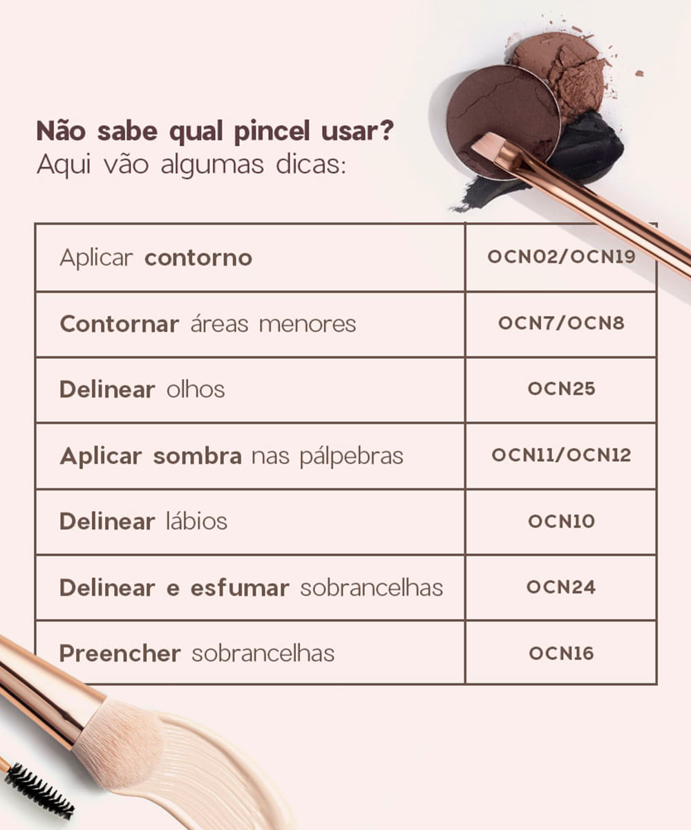 paleta de sombra océane brown matte palette multifuncional