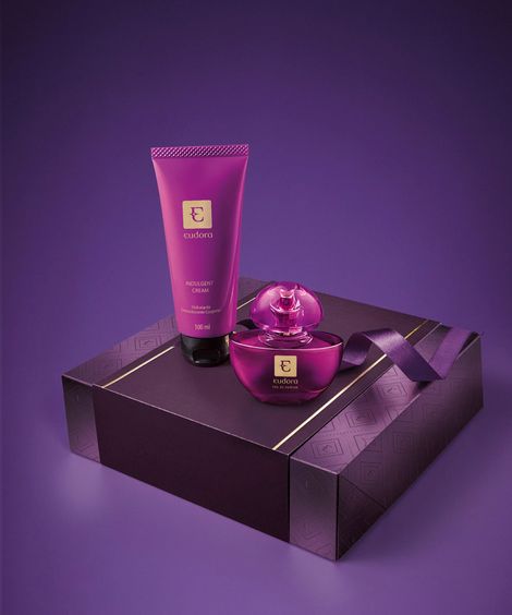 kit eudora com estojo edp e hidratante