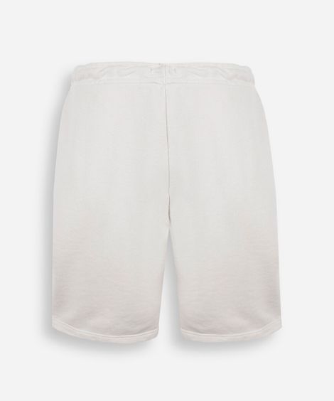 short de moletom juvenil com recorte cinza