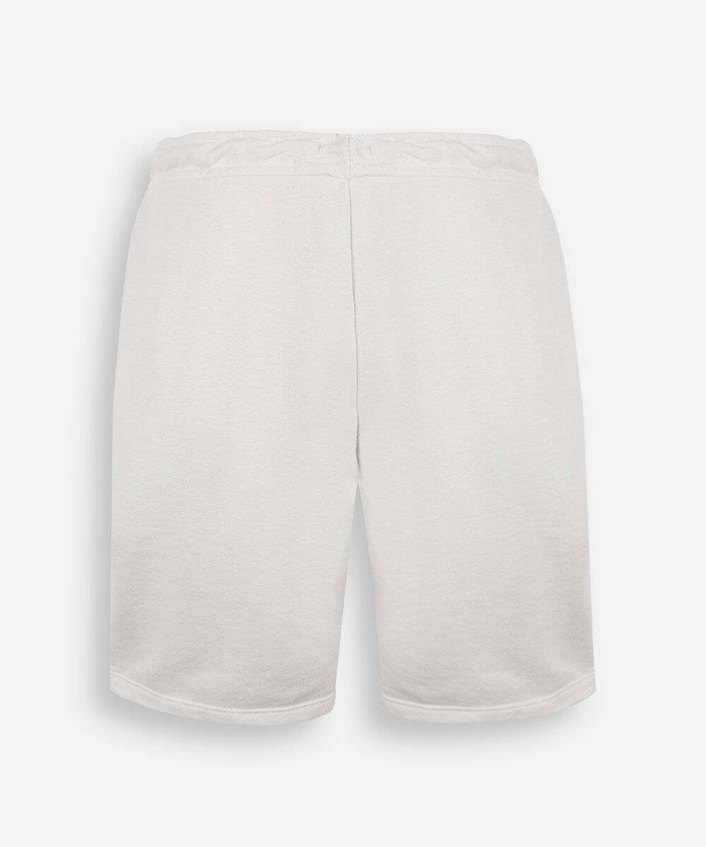 short de moletom juvenil com recorte cinza