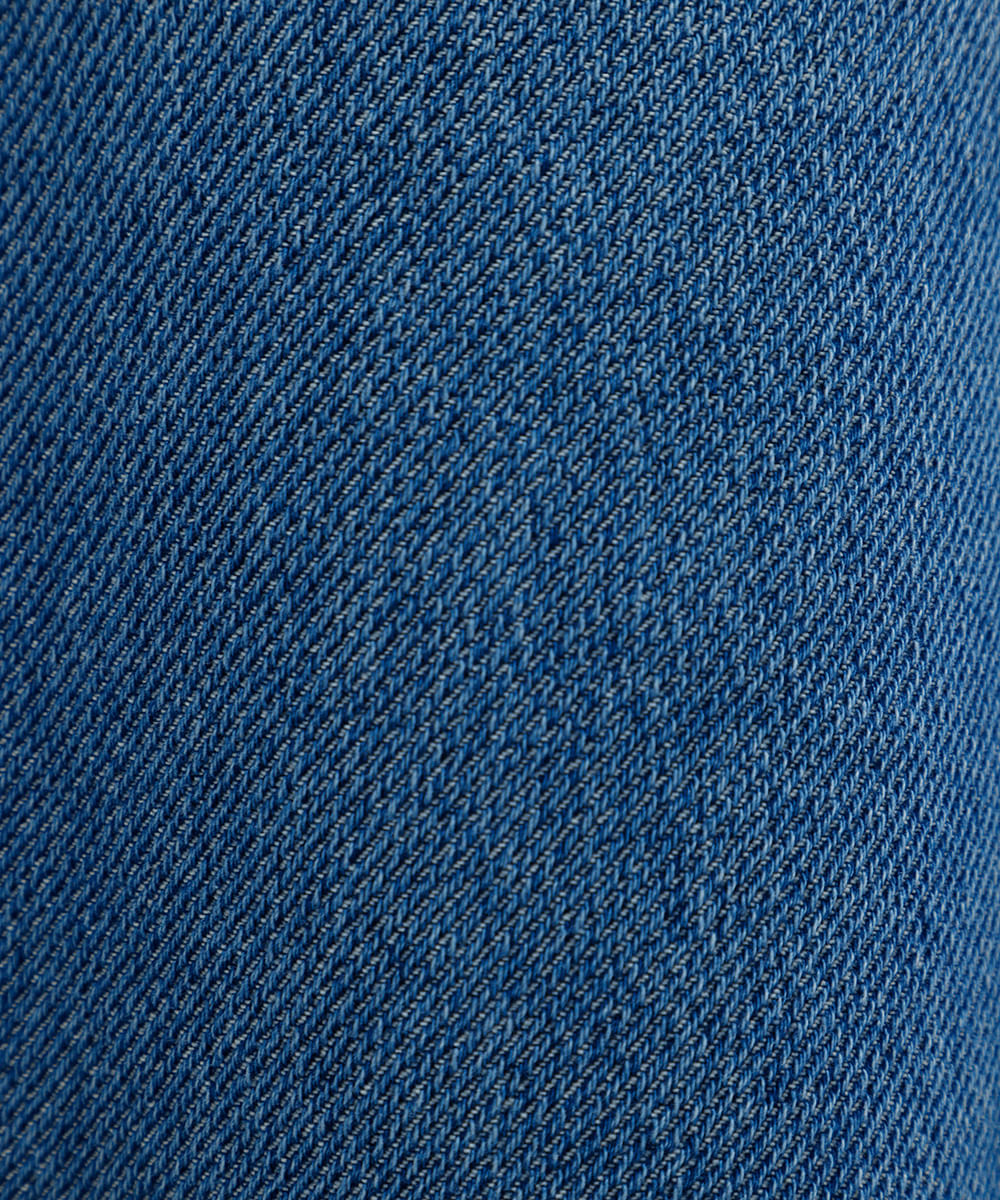 calça baggy feminina jeans texturizada azul