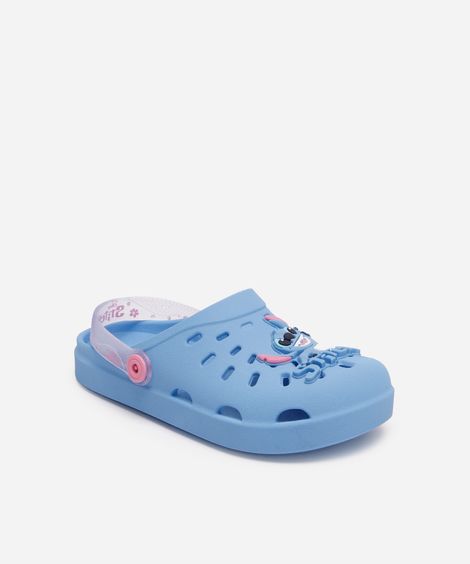 babuche infantil stitch grendene azul