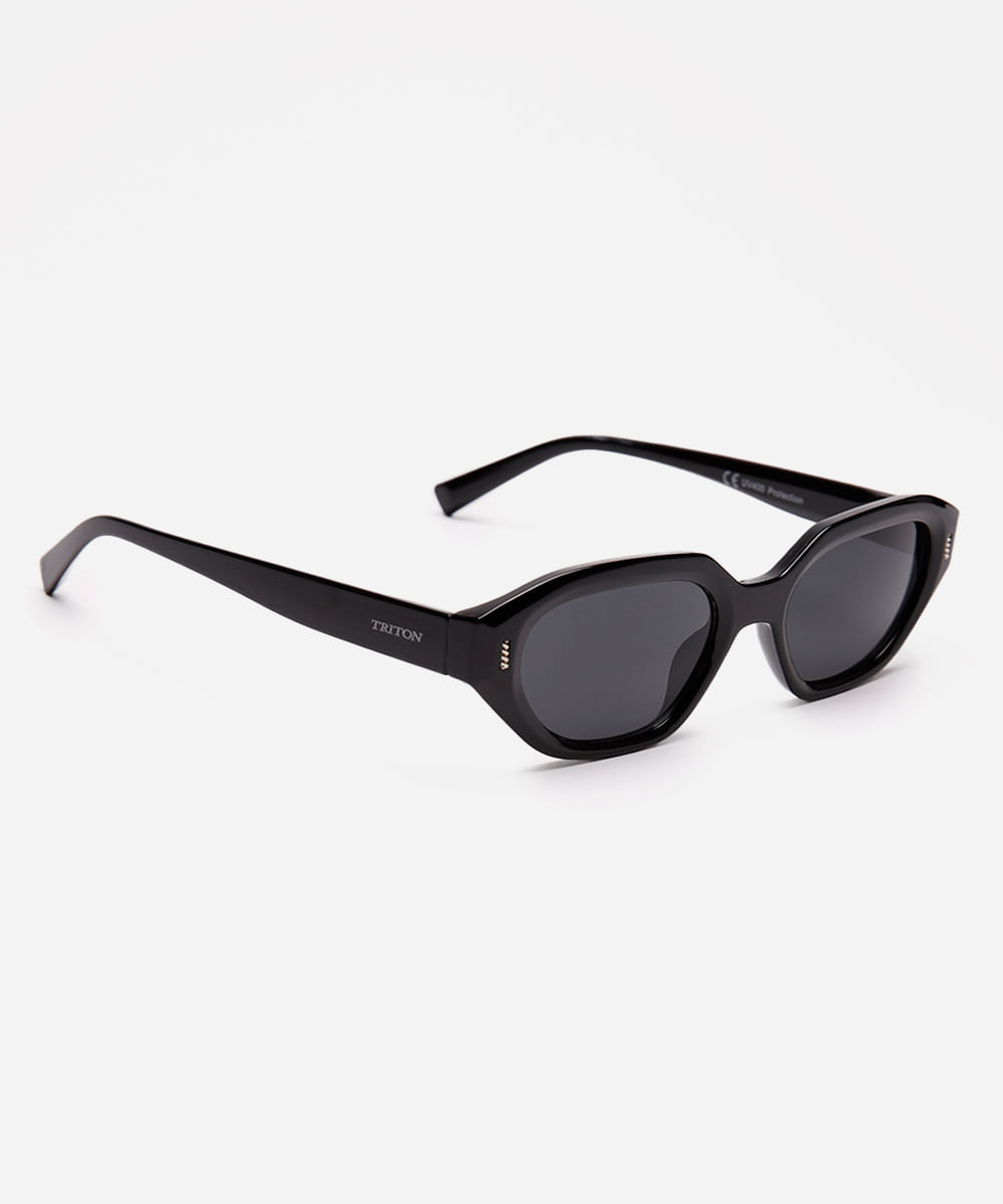 óculos de sol oval triton preto
