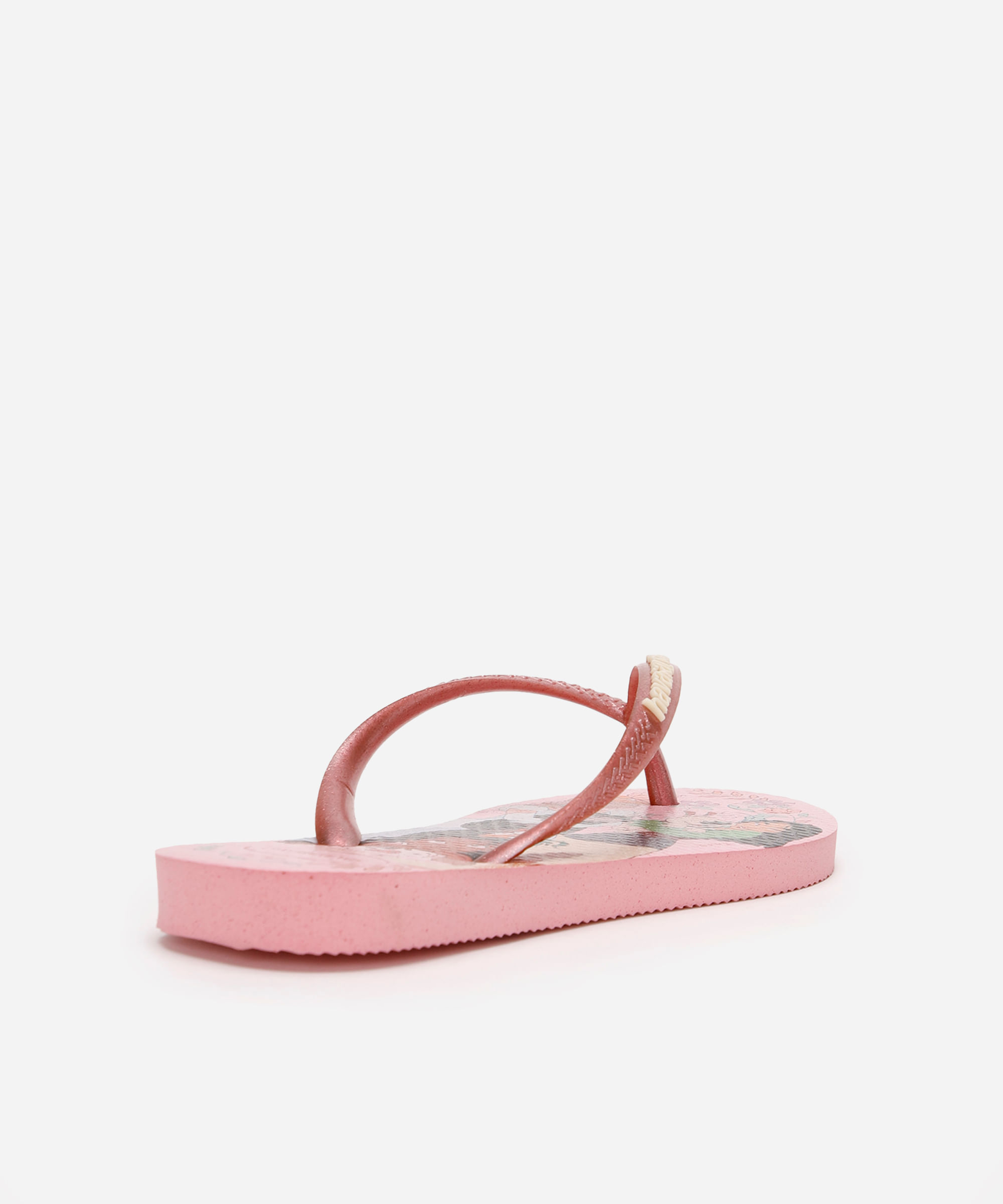 chinelo havaianas infantil princesas rosa