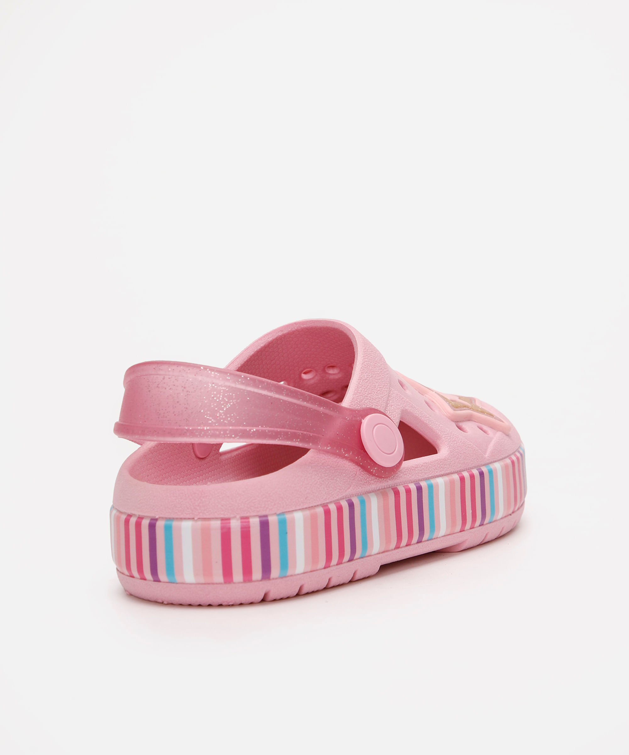 babuche infantil estrela rosa