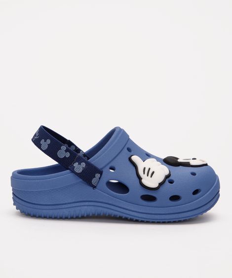 babuche infantil mickey azul