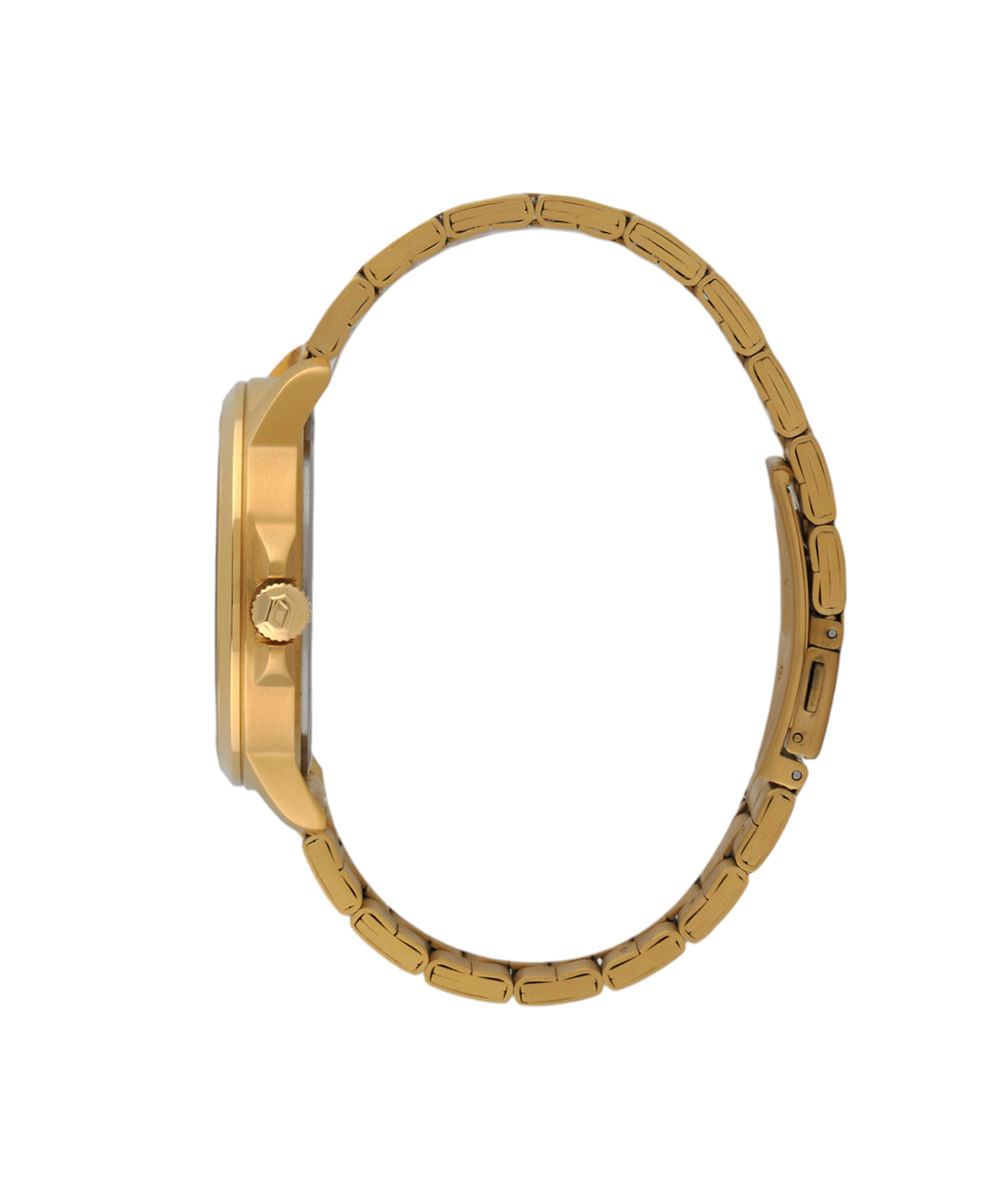 relógio masculino orient analógico calendário mgss1300p2kx dourado