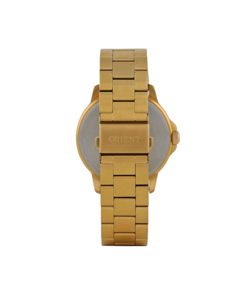 relógio masculino orient analógico calendário mgss1300p2kx dourado