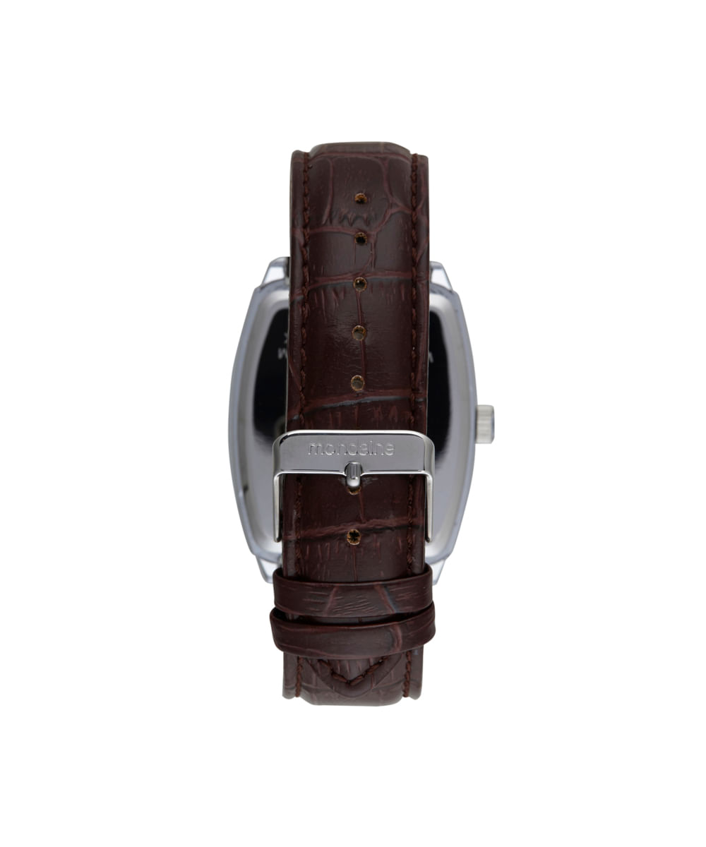 kit relógio masculino mondaine analógico 83506g0mvnh1k prateado