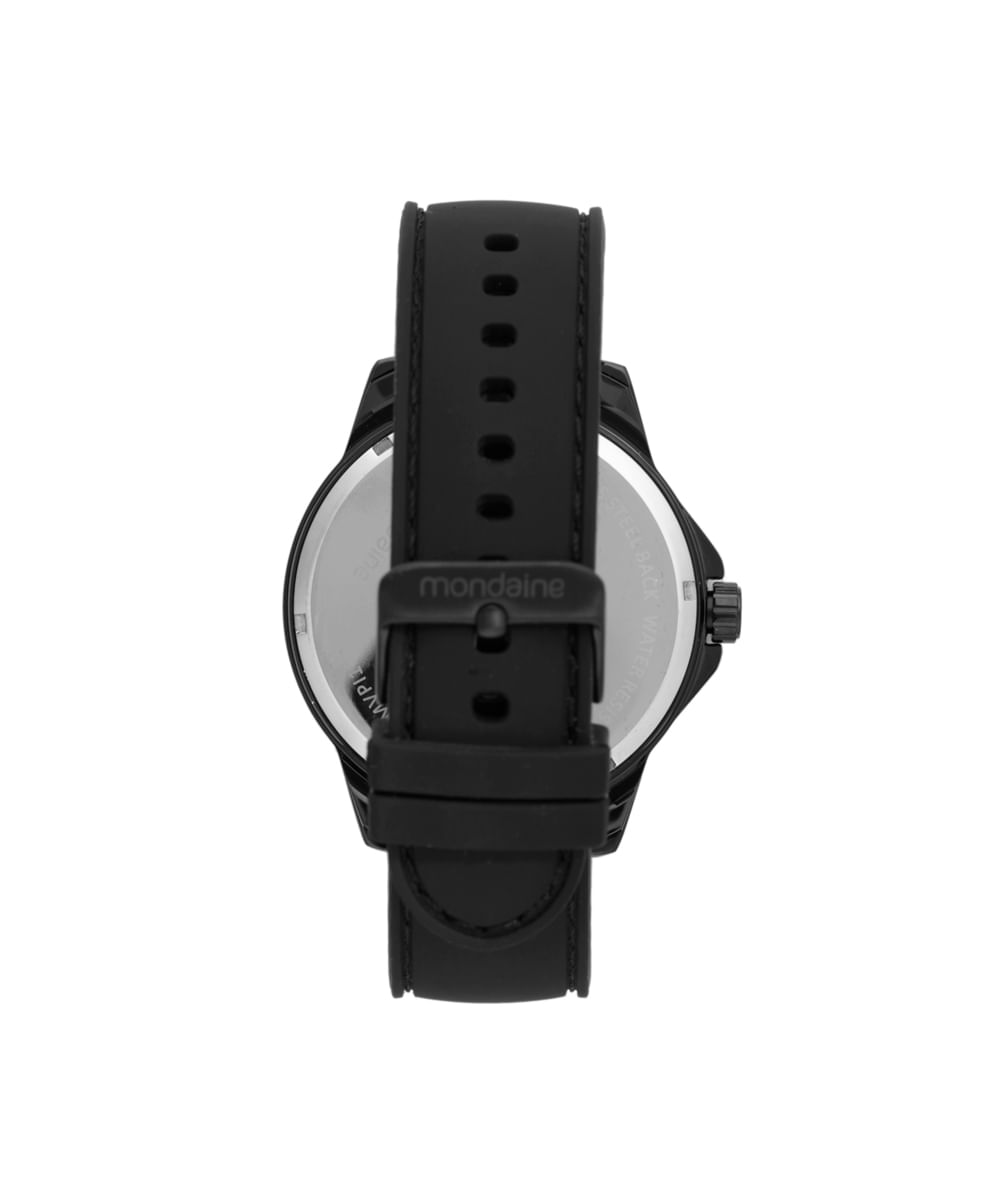 kit relógio masculino analógico mondaine 99685gpmvpi1kc preto