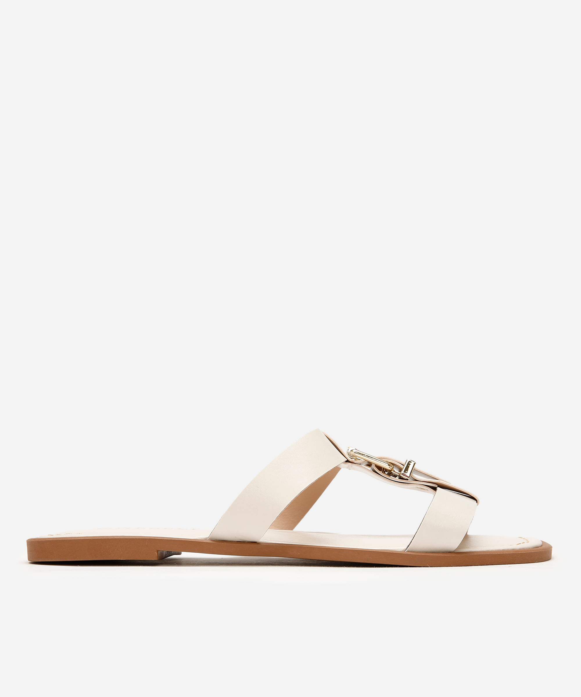 rasteirinha com fivela oneself off white