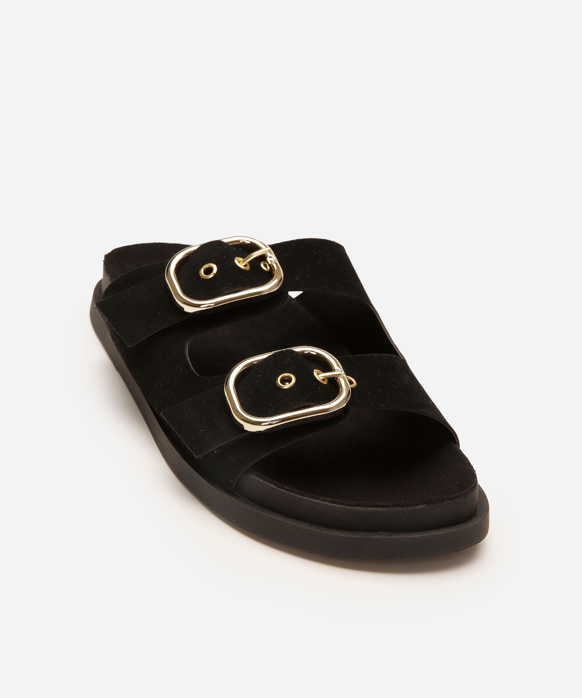 papete  com fivelas texturizada oneself preto