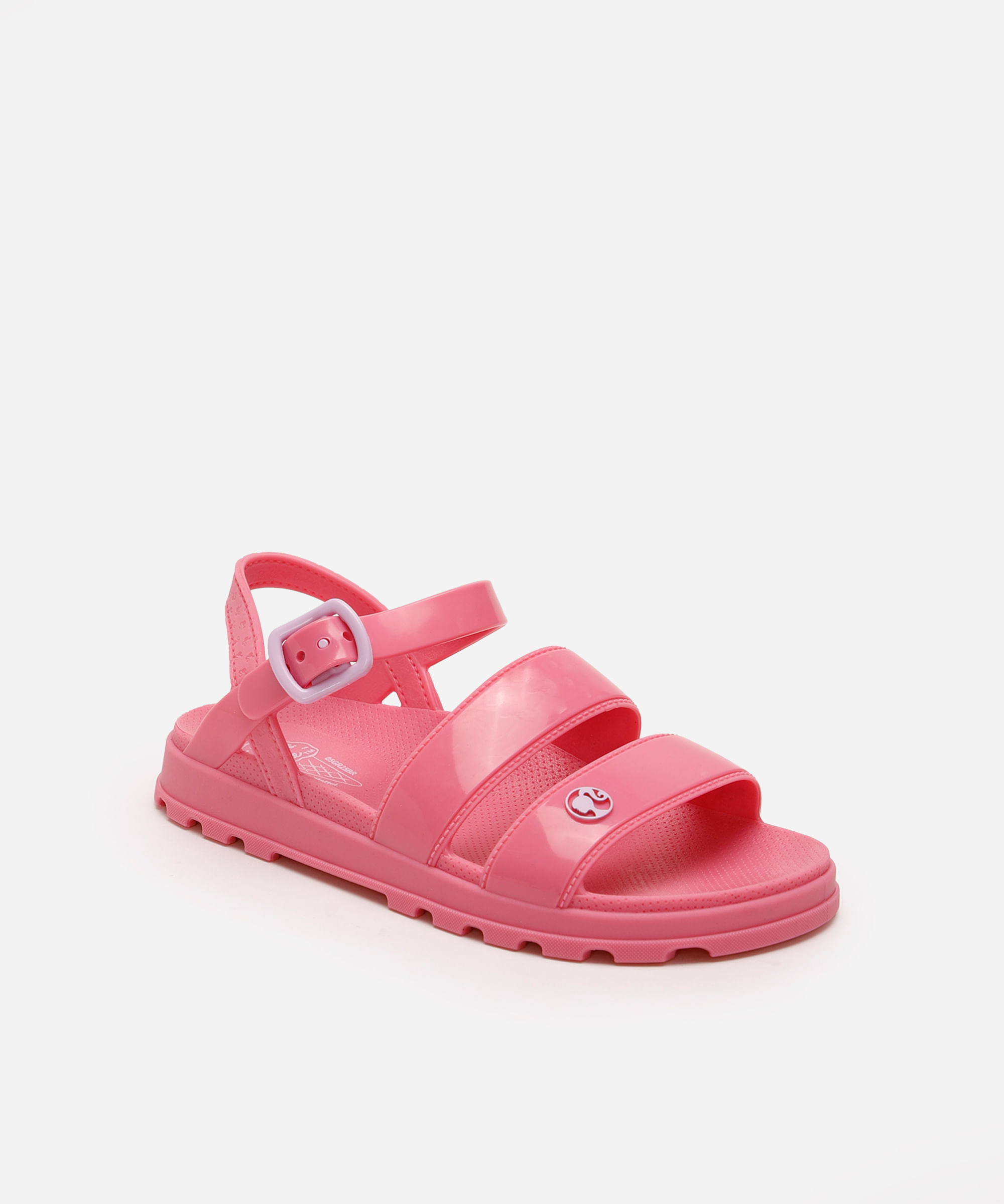 sandália grendene infantil com brinde barbie rosa