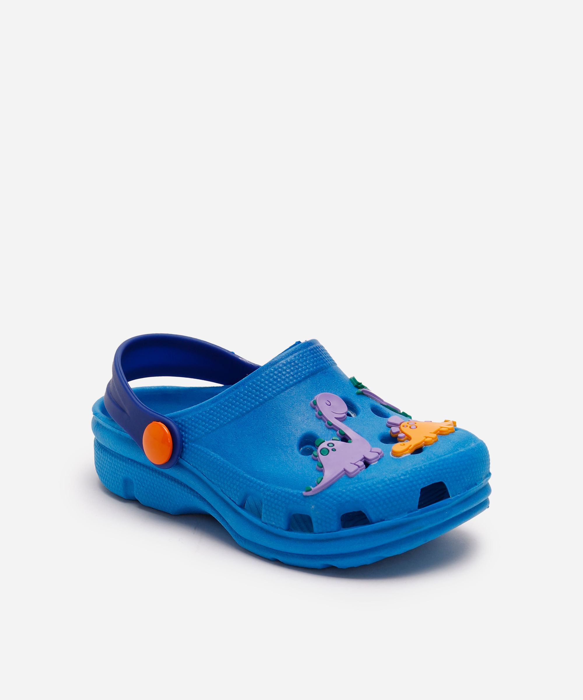 babuche infantil dinossauros azul