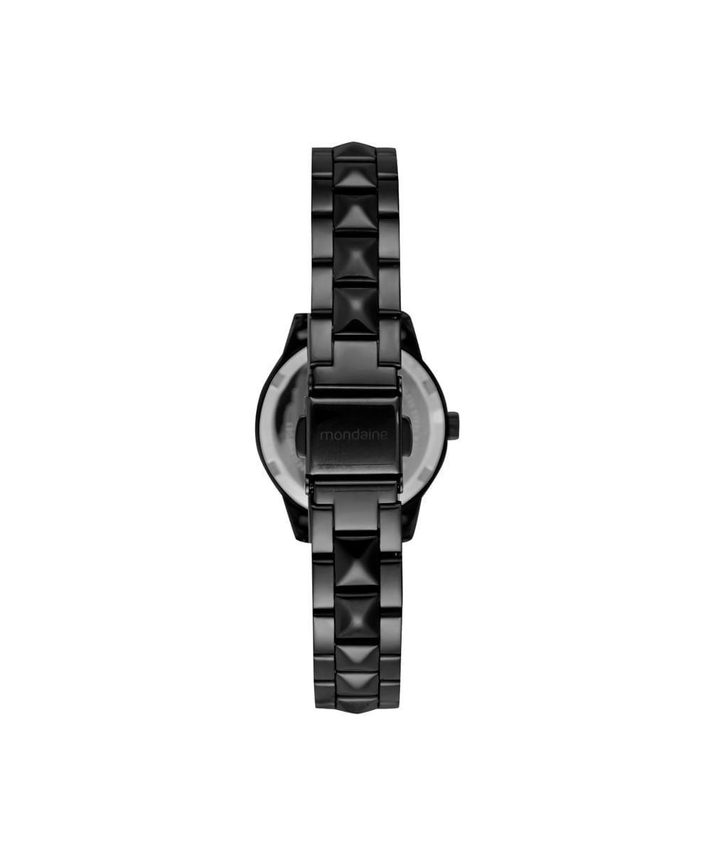 kit relógio feminino mondaine analógico 32865lpmvpe2ka preto
