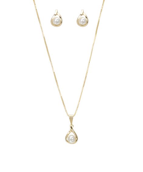 kit feminino relógio condor analógico co2035nnvk4x dourado