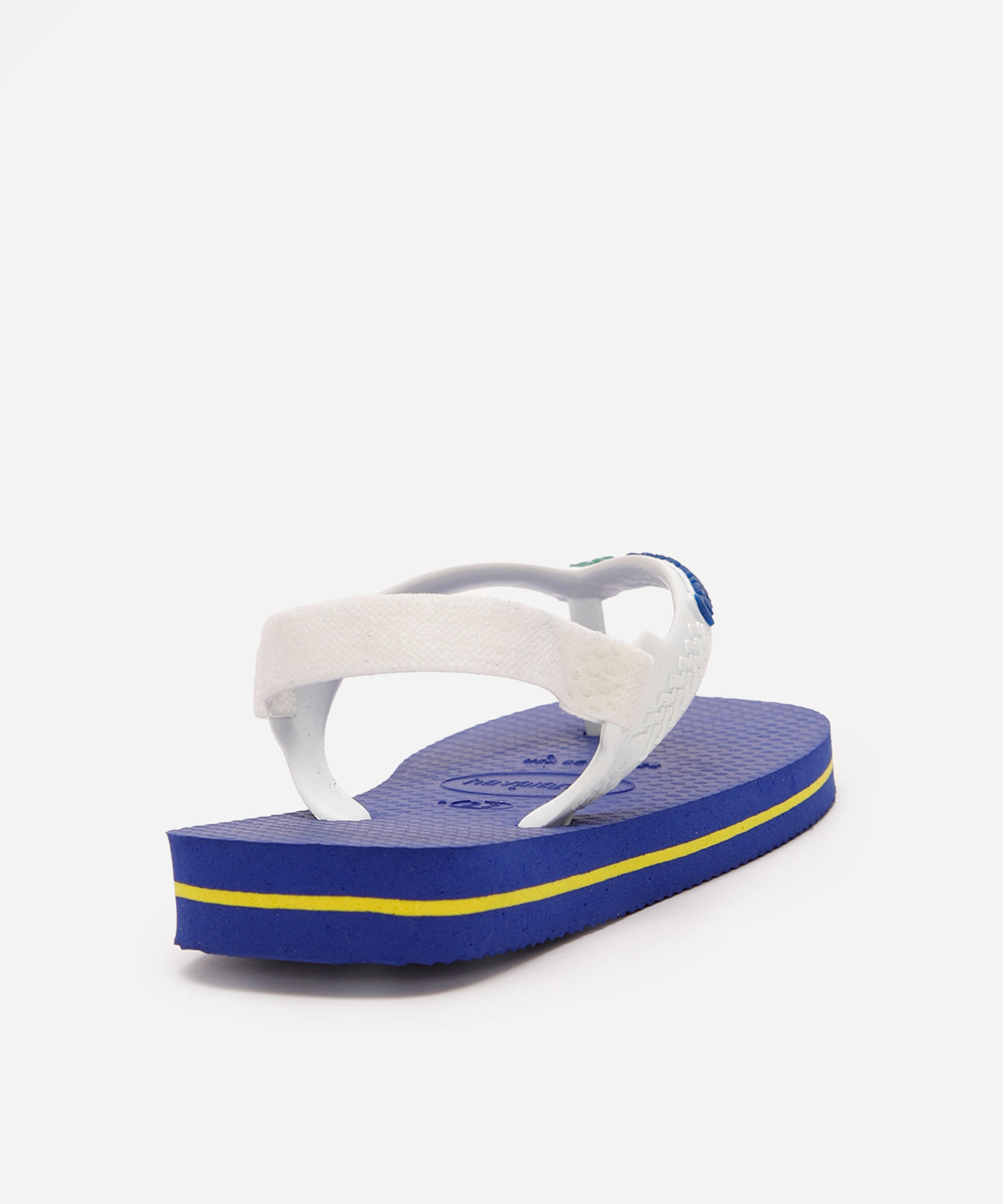 chinelo havaianas infantil com elástico azul
