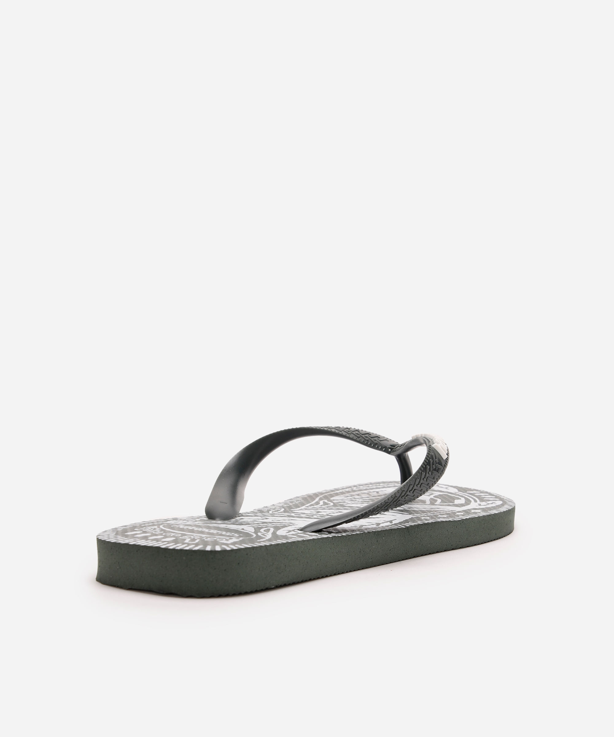 chinelo havaianas estampado verde