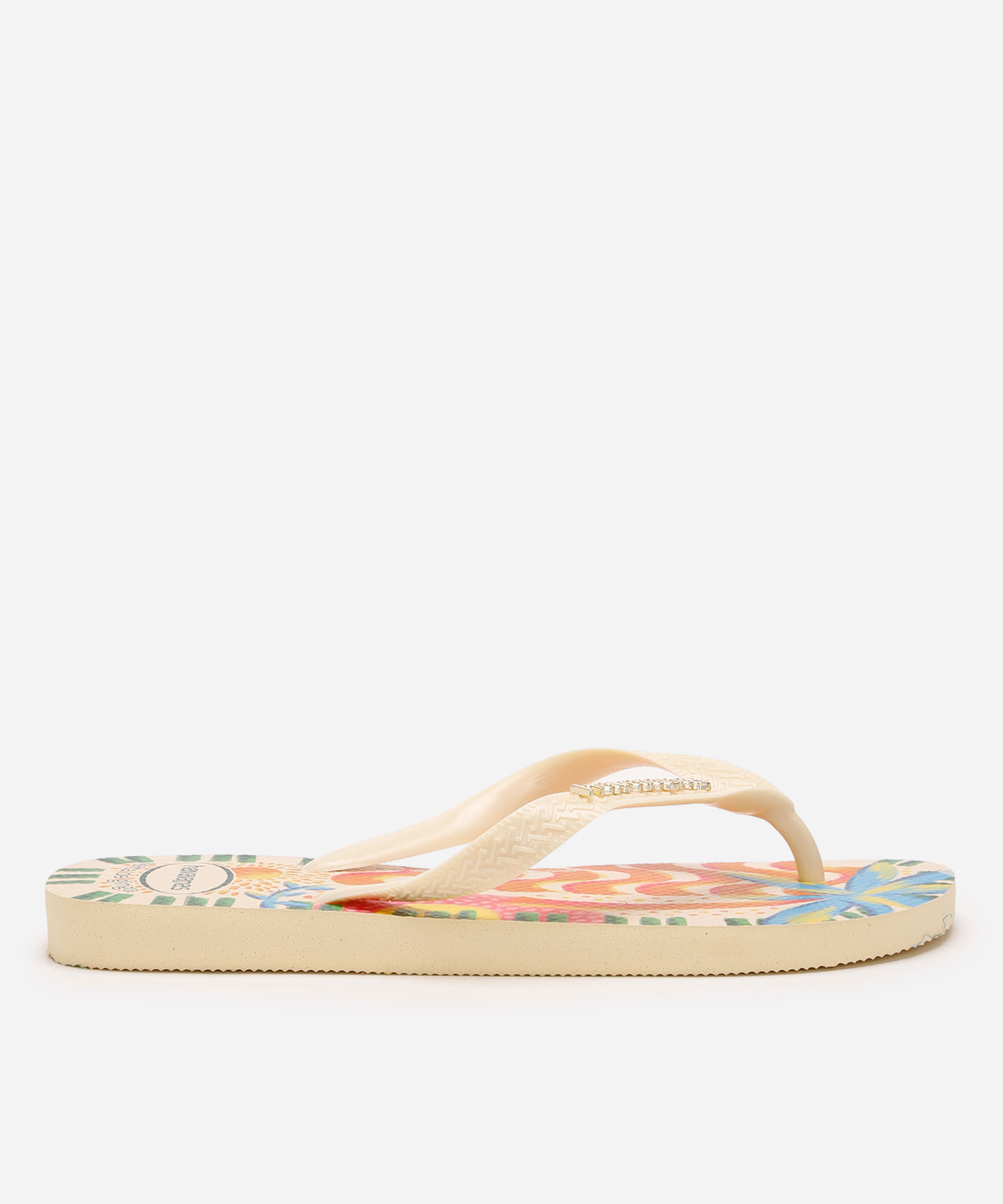 chinelo havaianas estampado colorido