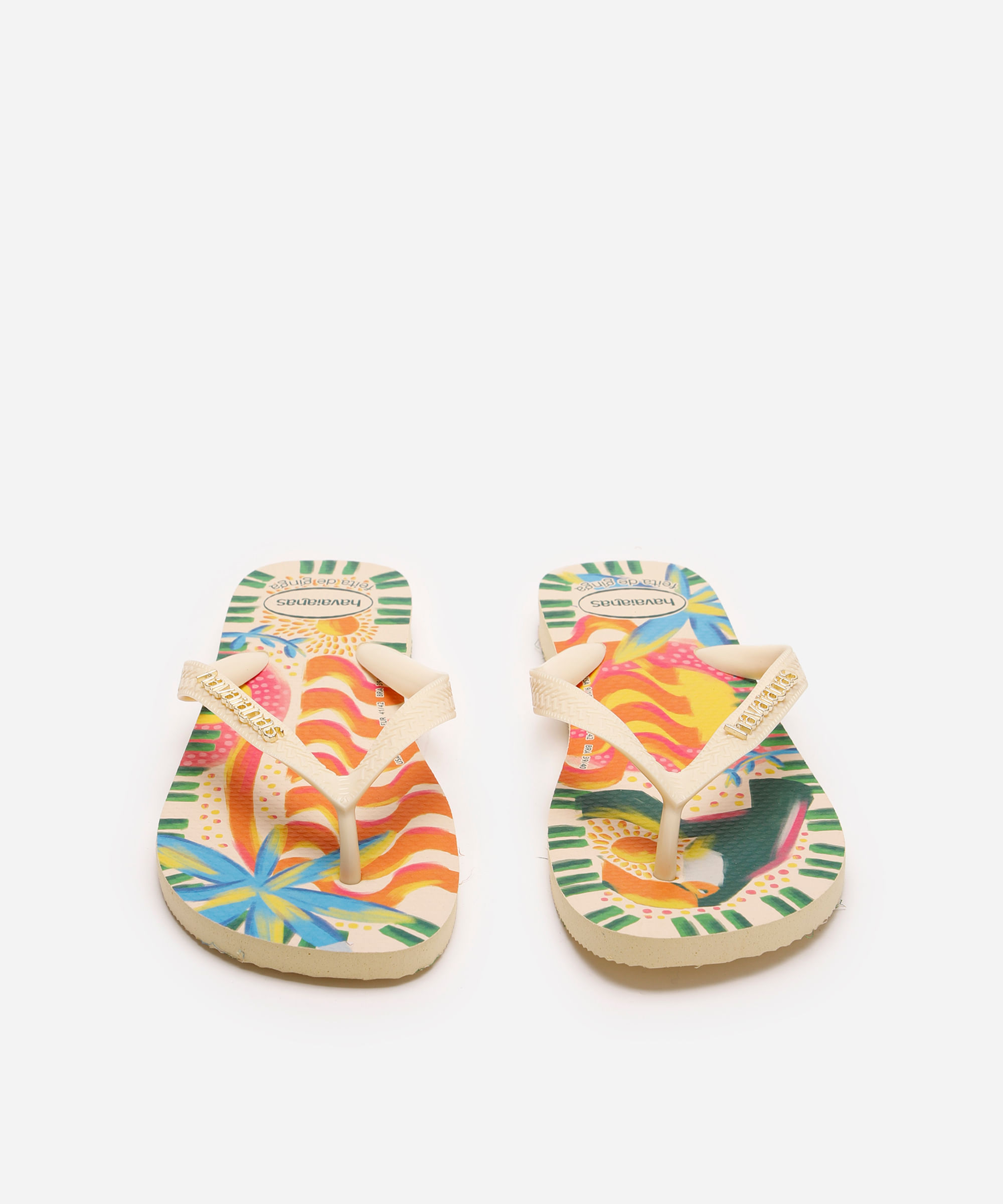 chinelo havaianas estampado colorido
