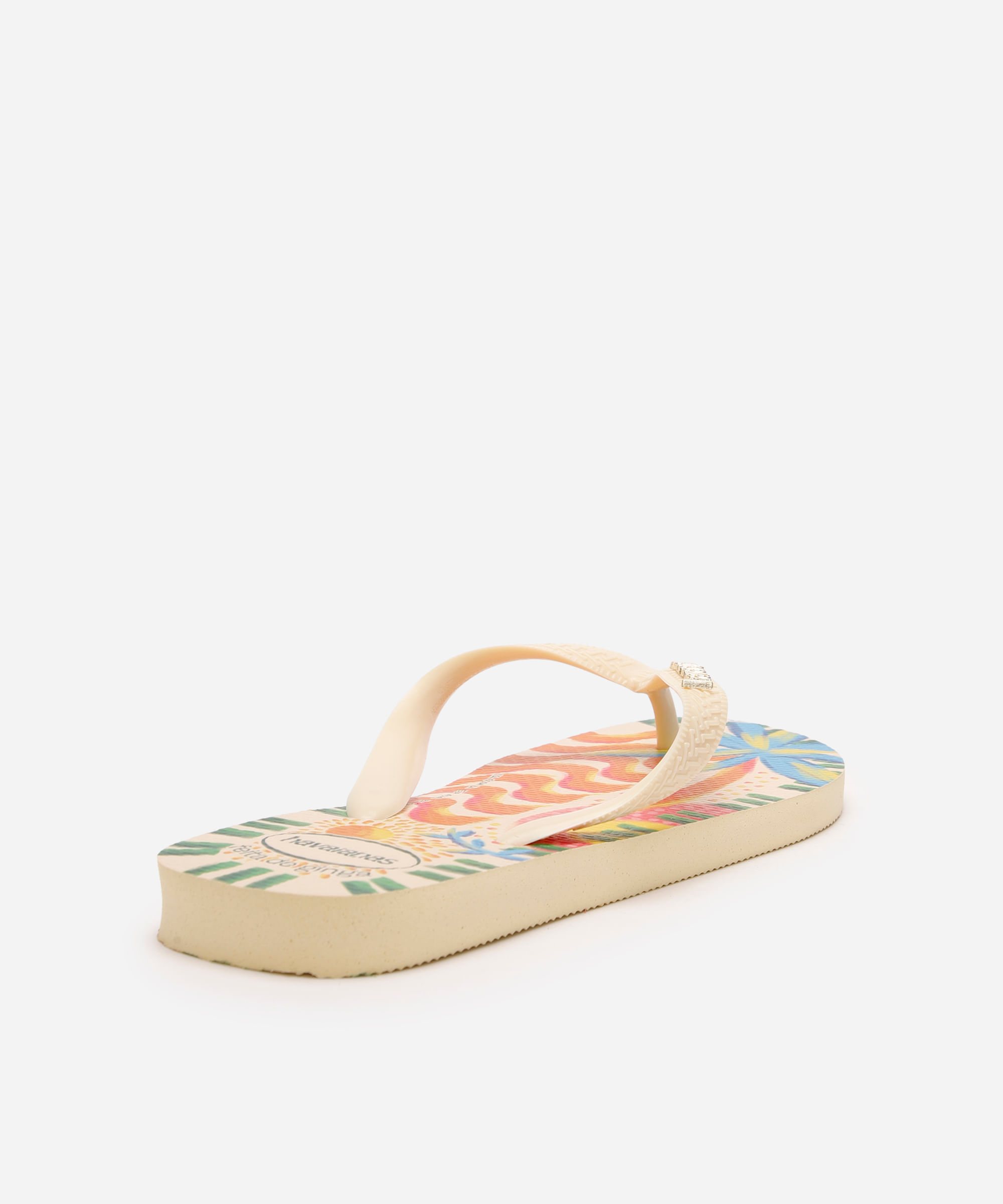 chinelo havaianas estampado colorido