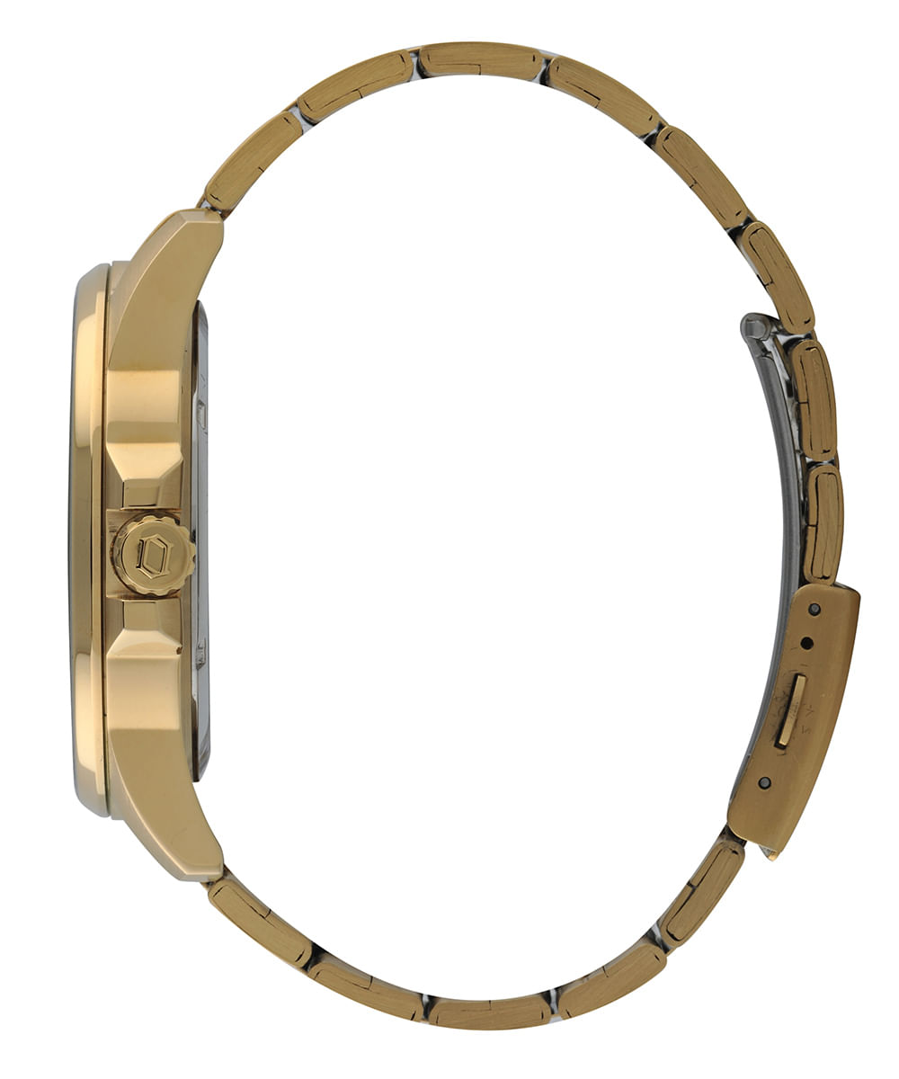 relógio masculino orient analógico calendário mgss1218 p1kx dourado