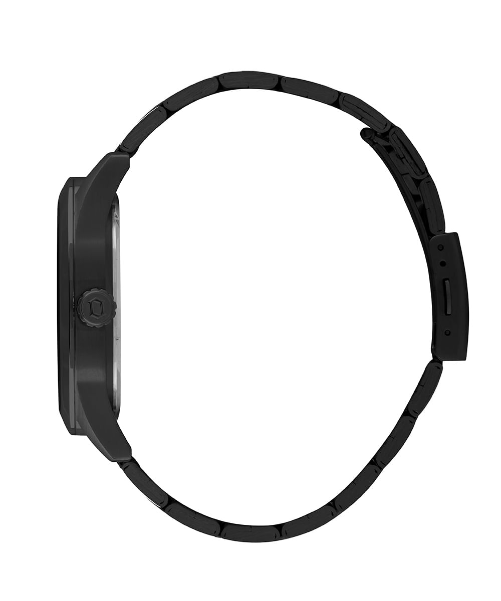 kit relógio masculino orient analógico calendário mpss1019 ka2ap2px preto