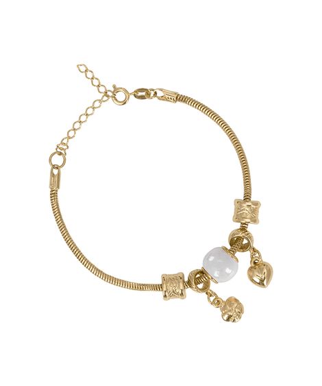 kit relógio feminino condor analógico co2035nfjk4x dourado