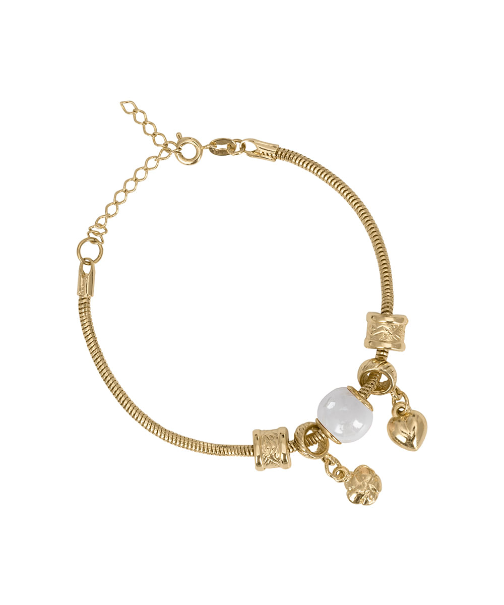kit relógio feminino condor analógico co2035nfjk4x dourado